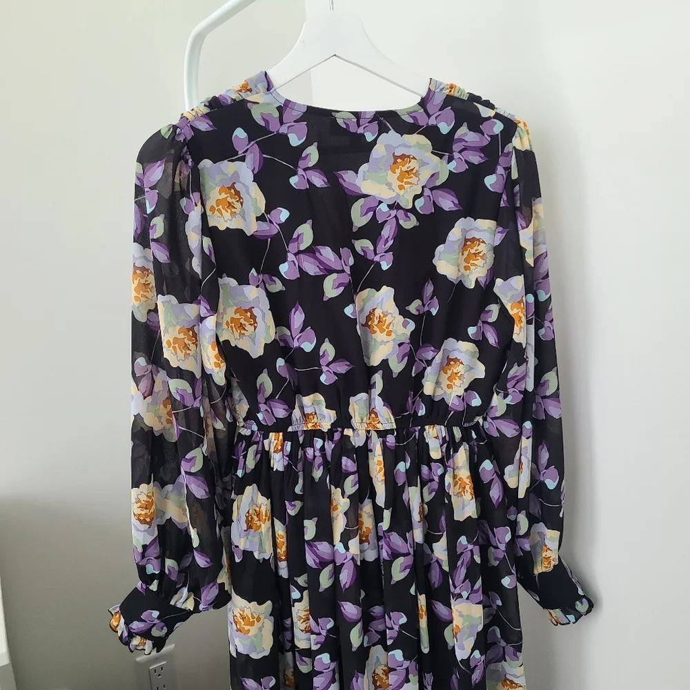 FLORAL RUFFLE DRESS - Picture 11 of 11